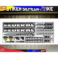BICYCLE STICKERS FEDERAL STRIPING STICKERS BICYCLE VARIATIONS STICKERS