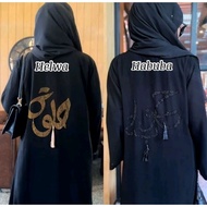 Abaya Helwa/ Abaya Abaya Abaya Swarovski/ Black Abaya couple Abaya