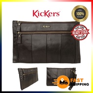 KICKERS ORIGINAL COW LEATHER CLUTCH BAG BEG LELAKI KULIT ORIGINAL LEMBU ASLI BRANDED