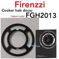 (FGH2013) Firenzzi Cooker Hob Burner Ring / Inner Cap / Hob Decor / Hob Cast Iron Stand / Knob / Bur