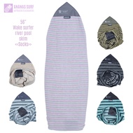 Ananas Surf 56in 143cm 4 ft 8in Short Surfboard Sock Soft Cover Skim Board Foil Board Wake Surf Prot