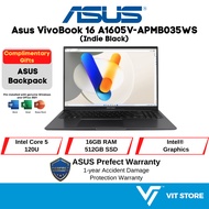 Laptop Asus Vivobook 16 A1605V-APMB036WS / APMB035WS | Intel Core 5 120U 16GB 512GB 16" WUXGA W11 Pe