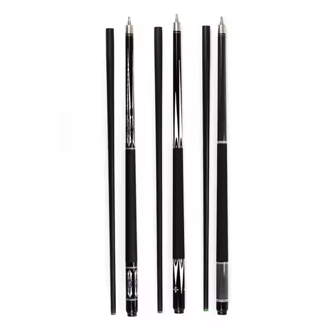 New Arrival Billiard Pool Stick 57inches 12.5-13 mm Cue Tip Carbon Graphite Pool Stick Random Color 