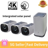 eufy security S330 eufyCam 2/3/4 Cam Kit, Security Camera Outdoor Wireless, 4K Camera with Solar Pan