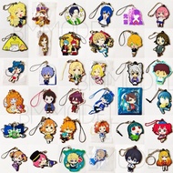 (Set5)​ Keychain​Cartoon Rubber Horn​Anime​ Anime​ Second Hand