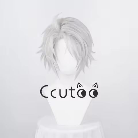 Anime IDOLiSH 7 TRIGGER Cosplay Wig YAOTOME GAKU Short Silver Synthetic Hair + Wig Cap