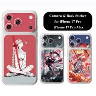 Arknights Camera & Back Sticker for iPhone 17 Pro Max ACGN Figure iPhone 17 Pro Camera Sticker Prote