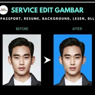 Print Cuci Gambar Passport murah, Resume, Background, Lesen, Nikah, Universiti dll