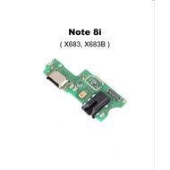 PCB CON TC + MIC + CON HF INFINIXX NOTE 8i X683 X683B
