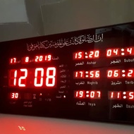 Mosque azan clock prayer time 5 times prayer adzan LED Digital TNT 2019