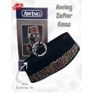 Songkok / peci AWING zafier gold ORIGINAL 100%... songkok lelaki dewasa songkok budak lelaki songkok