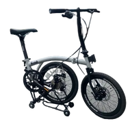 FGFD Mint Trifold 9S 16" Foldable Folding Bike Disc ke Bicycle 9 Speed