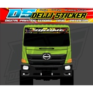 Hino Truck Windshield Variation printing Sticker 500+ Free Design Sticker