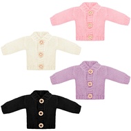 4 Pcs Doll Clothes 11.5 Inch Girl Boy Doll Accessories Clothes Hoodie Sweater Set Knitted Clothing f