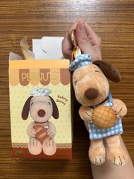 全新🆕史努比 Bakery Series 掛件公仔-藍色snoopy