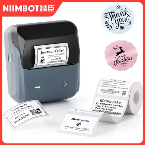 Niimbot B31 Portable Label Printer Smart Bluetooth 20-70mm Label Maker Supermarket Food Clothing Off