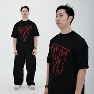 VSYMBOL Vont Fire Oversized Tee OVERSIZE T-SHIRT/ 300 GSM