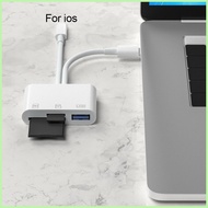 SD Card Reader for Phones SD Card Adapter for Camera Plug And Play Supports SD And TF Cards Dual Card Slot yamysesg