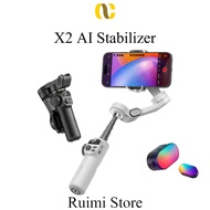 AOCHUAN X2 AI Tracking 3-Axis Smartphone Gimbal - With 20cm Extension Rod,Smart Follow&Auto-Rotating