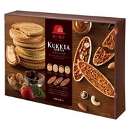 赤之帽子 - 紅帽子 KUKKIA NATTIA 法蘭酥&船型餅綜合 鬆脆窩夫餅20枚 法蘭酥船形餅禮盒15枚 賀年食品 堅果佛羅倫丁 船型薄脆 夾心餅乾 禮盒裝 賞味日期: 2026-07-06 [