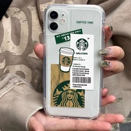 Clear Photo frame case for iphone 14 pro max 11 13 12 7Plus X XS Max fashion coffee cover