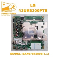 LG TV MAIN BOARD 43UK6300PTE