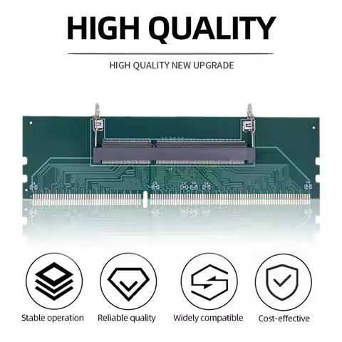 Laptop To Desktop Memory RAM DDR3 DDR4 DDR5 Memory Adapter Connector Card for PC Laptop RAM Connecto