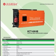 KENIKA UPS SOLAR POWER INVERTER PURE SINE WAVE 6000W-48V DC [KCT-6K48]