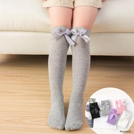 Peak Cute Bowknot Accent Toddler Socks Heel  Construction Stockings Cotton Socks
