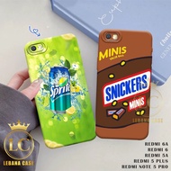 Casing REDMI 6A 6 5A 4A Note 6 5 5 Pro 5A Prime Motif FOOD [AW002] Bunga Aesthetic - Casing Redmi - 