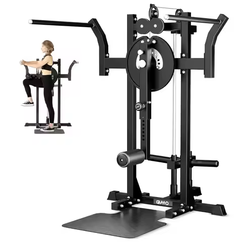 Multiple Hip Abductor Machine,Adjustable Standing Hip Abductor Adductor with 9 Height Setting,450lbs