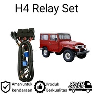 AM Relay Set H4 LED Headlight for Toyota Land Cruiser 40