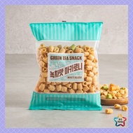 Green Tea Macaroni Snack 65g Crispy Bite Size Pasta Snack Korean Light Snack