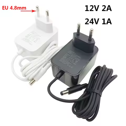 24V 12v kr plug EU 4.8mm 24v Power Supply White EU4.8mm dc 12v Power Supply 12v korean Adapter dc 12