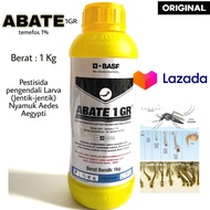 ABATE 1 KG Berat 1 Kilogram Abate 1 GR Pembasmi Jentik Jentik Nyamuk DBD Aedes Aegypti di Air Asli O