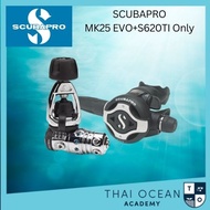 SCUBAPRO MK25 EVO BT + S620 TI  + R195 Set (1stage + Reg + Oct + Gauge)