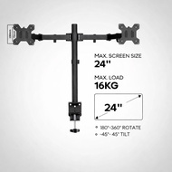 IKEA Monitor arm dual Desktop Mount Bracket 23 Inch Adjustable Monitor Arm 16KG Monitor Stand