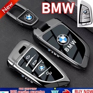 BMW Zinc Alloy Car Key Case Cover Metal Key Pouch holder Shell For BMW X1 X3 X5 X6 X7 1 3 5 7 Series