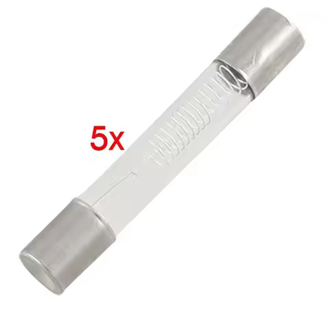 High Quality Oven Fuse Glass Tube Fuse 5KV 0.85A 5Pcs 6x40mm Microwave Accessories Microwave Fuse Tu