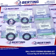 BALL RACE STEERING BEARING SET Kawasaki Ninja 250 300 400 Z250 Z300 Z400