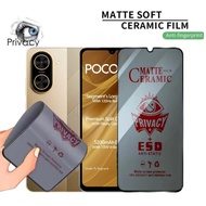 XIAOMI poco C71 Ceramic Matte Anti Spy No Tempered Glass