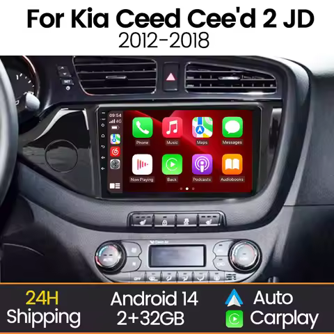 Android Auto Carplay 9 Inch Screen For Kia Ceed Cee'd 2 JD 2012-2018 Car Radio Navigation GPS Multim