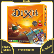 Dixit 1.5เกมการ์ดตกแต่งเค้กสำหรับครอบครัวเกมปาร์ตี้เวอร์ชั่นภาษาอังกฤษ
