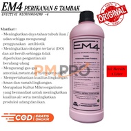 Vitamin Em4 Fisheries And Pond Microorganisms 1 Liter Pink Probiotic Organic Liquid For Ponds And To