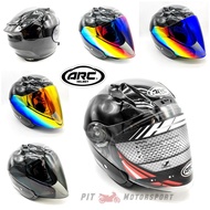 BLACK Helmet ARC XR Special Color Visor Smoke Rainbow Blue Purple Ritz V2 Y15ZR RS150 RSX150 R15M Motor Accessories