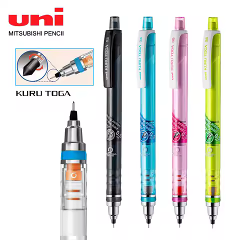 1pcs Japan UNI Mechanical Pencil Kuru Toga Automatic Rotation M5-450T Drawing 0.5mm Original HB/2B K