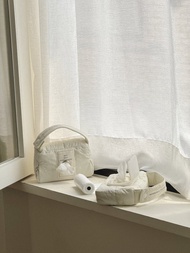 奶油色 濕紙巾收納套 (L/S) | 適用於嬰兒濕紙巾 | 寵物散步外出