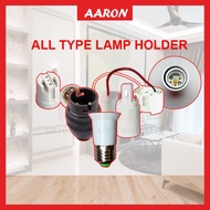 E27 Light Bulb Holder Lamp Holder / Batten Holder / PLC to E27 / B22 to E27 / Long Holder E27 aarons