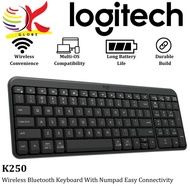 LOGITECH K250 WIRELESS KEYBOARD WITH BLUETOOTH LOW ENERGY CONNECTIVITY COMPACT DESIGN LONG BATTERY L
