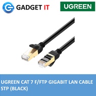 UGREEN CAT7 F/FTP GIGABIT LAN CABLE STP (BLACK) (NW107-11268,NW107-11269,NW107-11270,NW107-11271,NW1